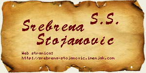 Srebrena Stojanović vizit kartica